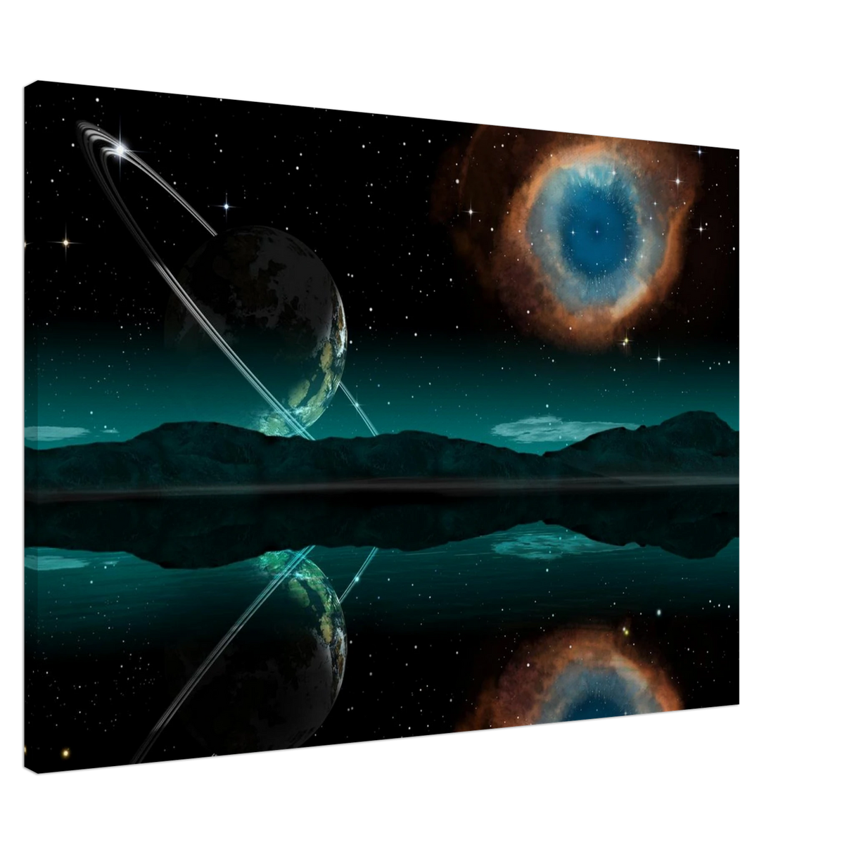 celestial reflections a portal beyond the stars wall art print20x30 cm / 8x12″Acrylic Print
