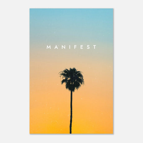 da vinci motivational wall art manifest