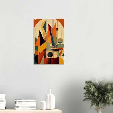 da vinci geometric cubism modern wall art