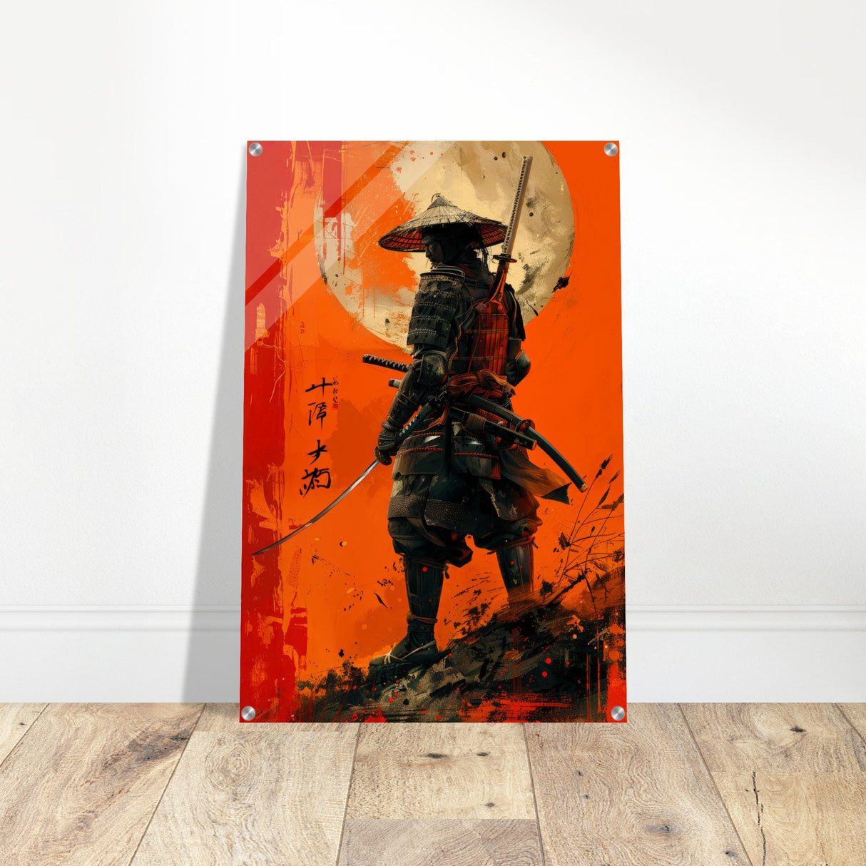  pop art wall art print japanese samurai