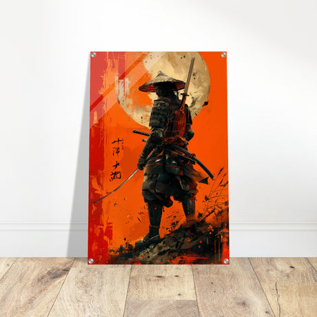  pop art wall art print japanese samurai