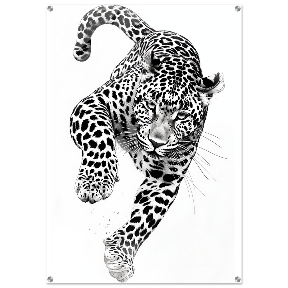  nature wall art wildlife leopard