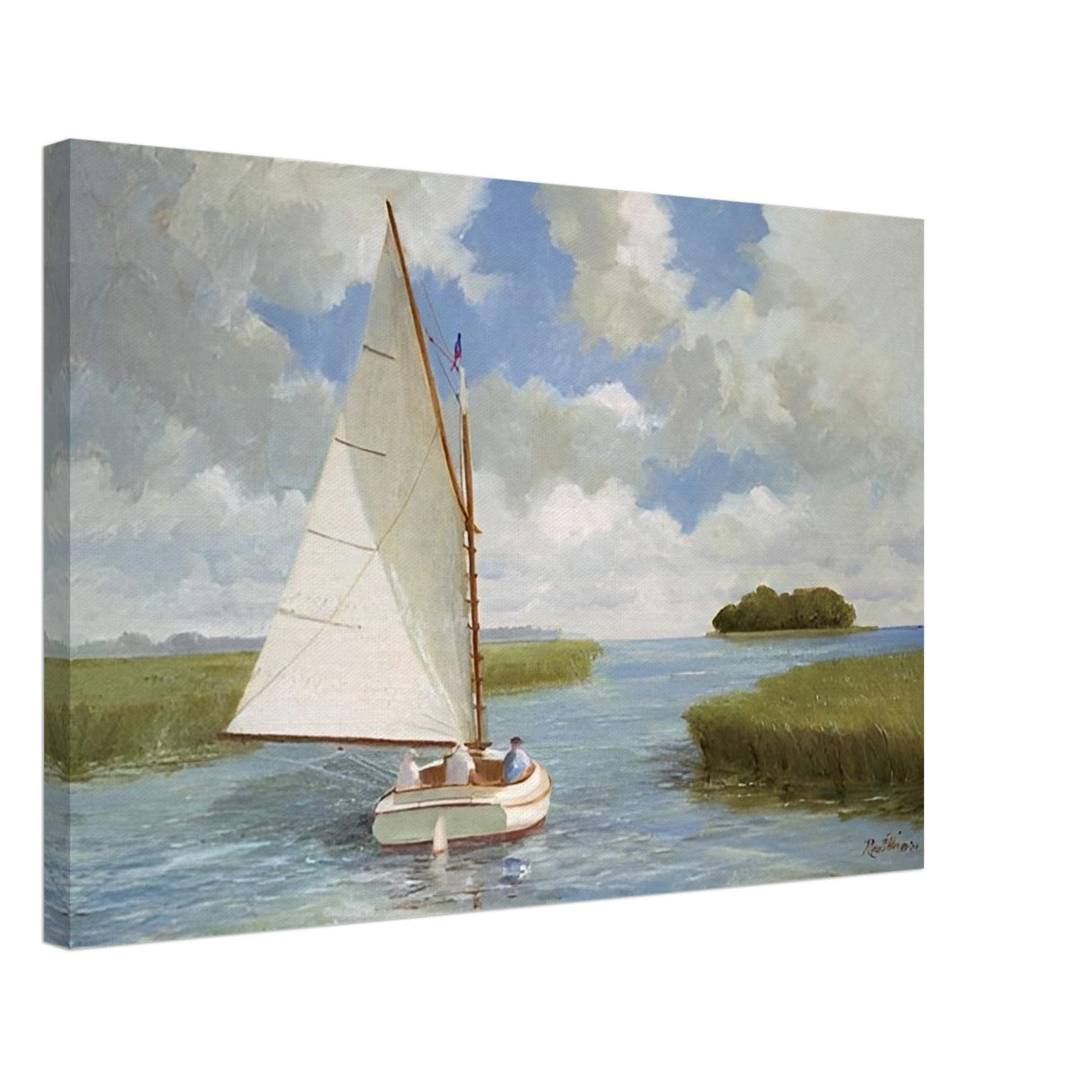 da vinci nature wall art boat
