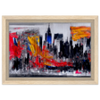 Urban Inferno â€“ Abstract Cityscape Wall Art PrintCanvas20x30 cm / 8x12â€³