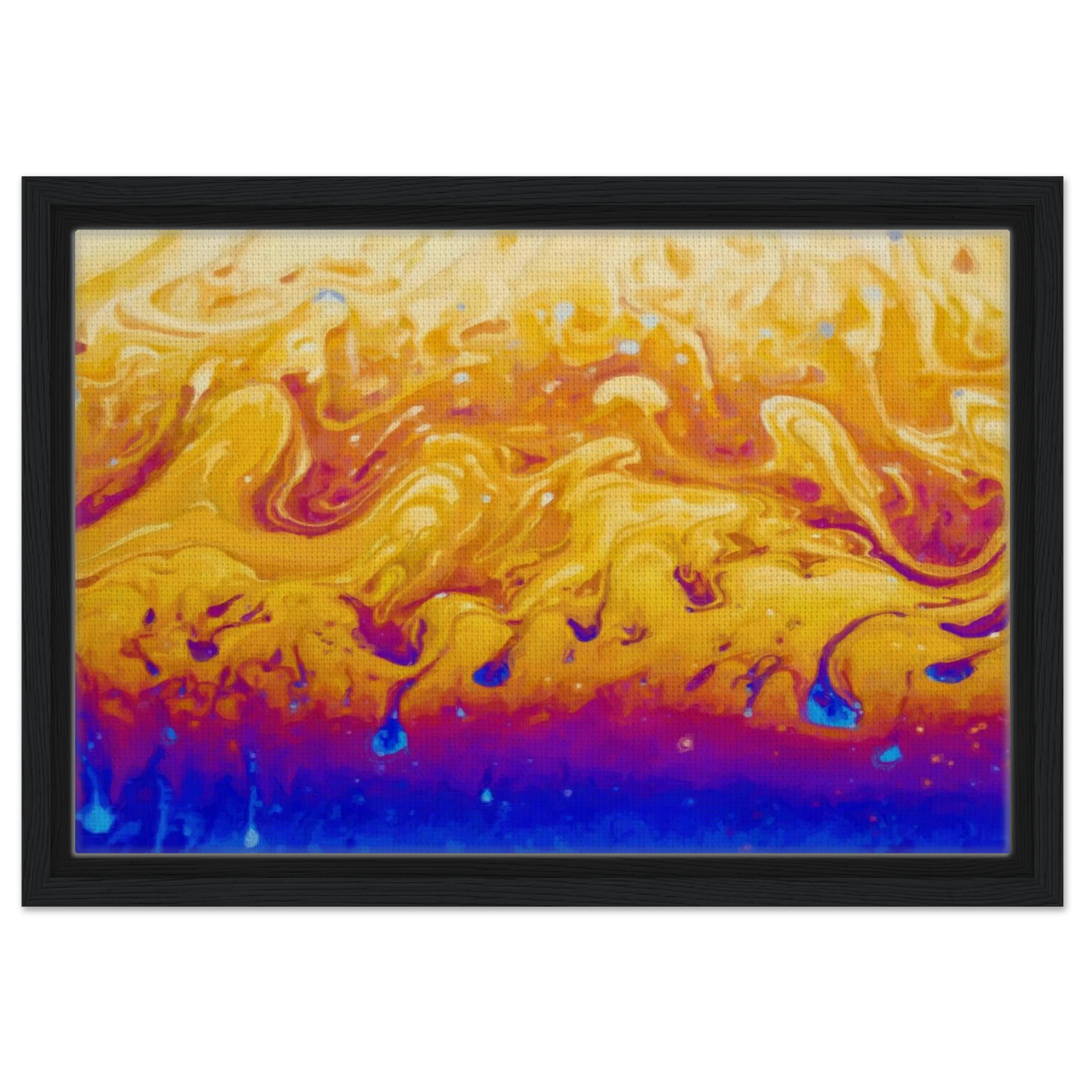 Lava Dreamscape â€“ Fluid Abstract Wall Art PrintWood Prints40x60 cm / 16x24â€³
