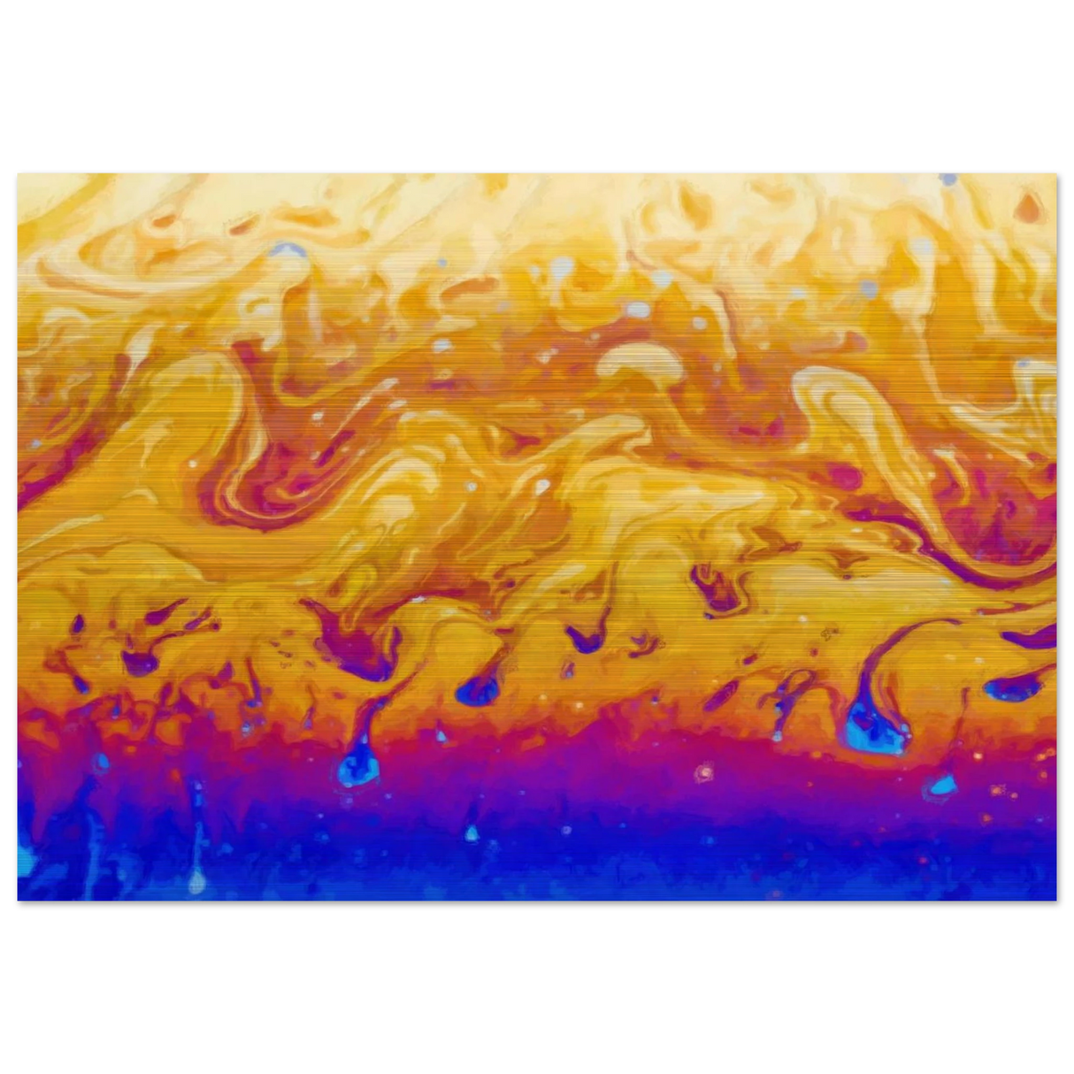Lava Dreamscape â€“ Fluid Abstract Wall Art PrintCanvas40x60 cm / 16x24â€³