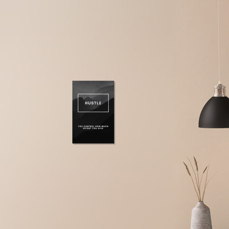  motivational wall art hustle 1