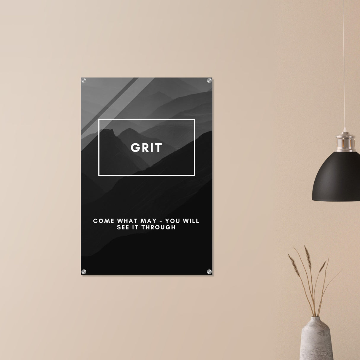  motivational wall art grit