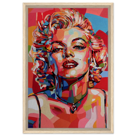 monroe mosaic wall art print50x75 cm / 20x30″Framed Canvas