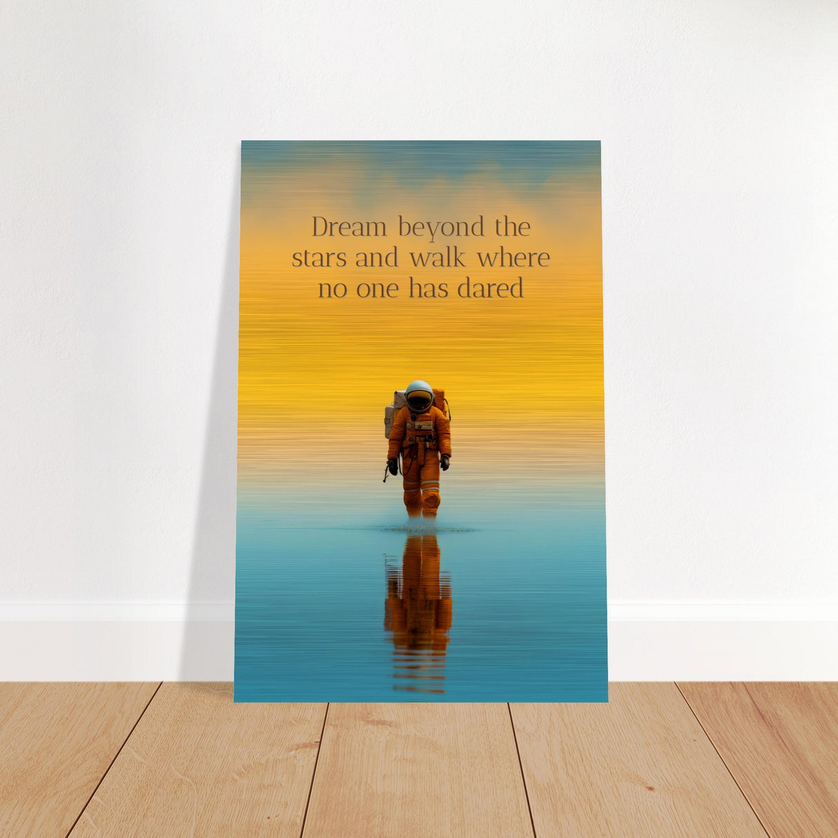 da vinci motivational wall art dare
