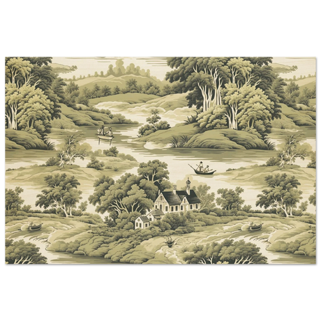 whispers of the countryside vintage scenic wall art print50x75 cm / 20x30″Canvas