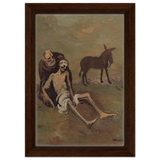 The Good Samaritan by CypriÃ¡n MajernÃ­k â€“ Expressionist Biblical Wall Art PrintCanvas50x70 cm / 20x28â€³