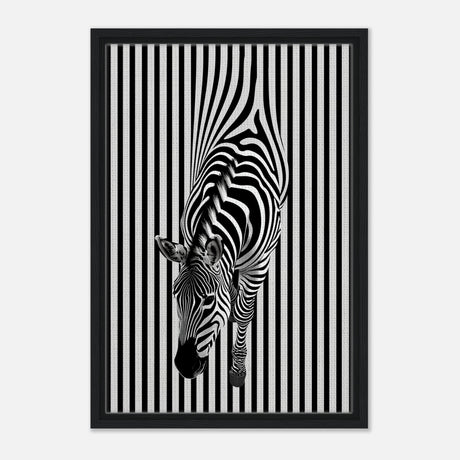  minimalist wall art wildlife zebra