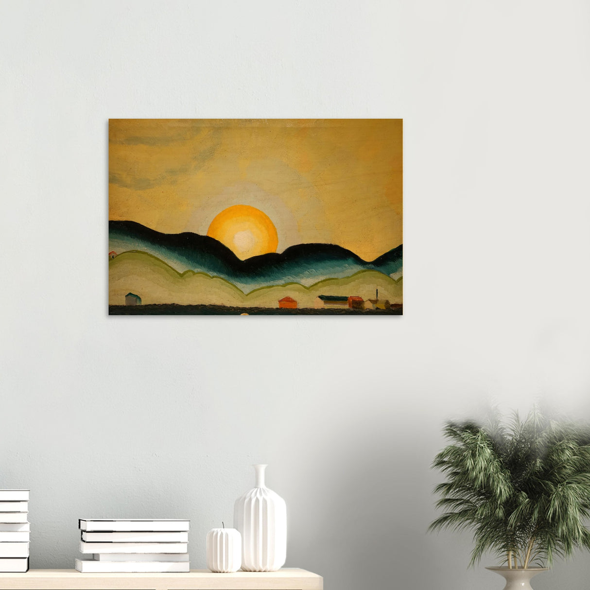 sunrise north harbor by arthur dove