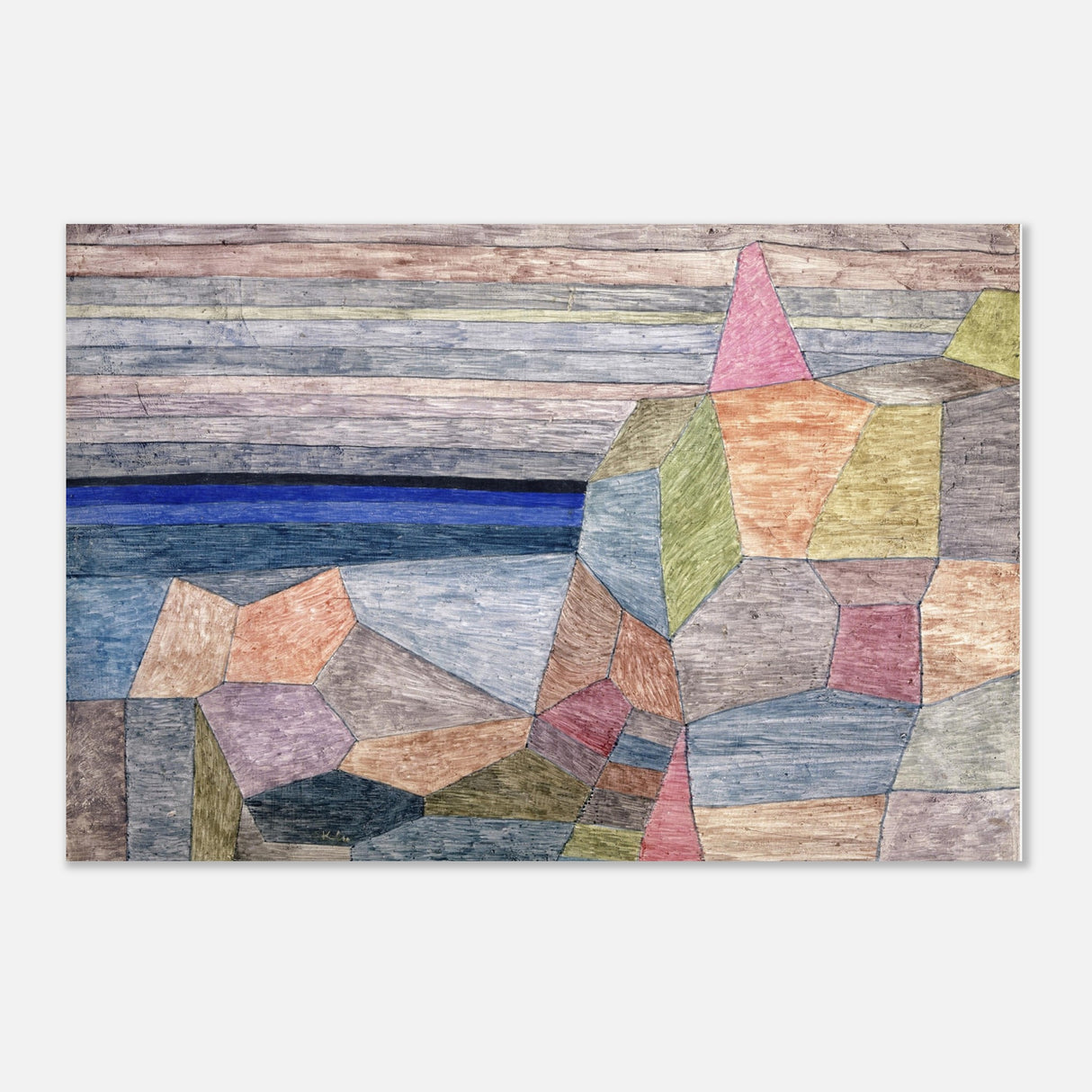 promontorio ph by paul klee 1933 abstract wall art