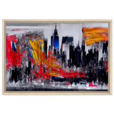 Urban Inferno â€“ Abstract Cityscape Wall Art PrintAluminum Print30x45 cm / 12x18â€³