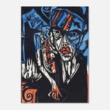 the agonies of love by ernst ludwig kirchner wall art print