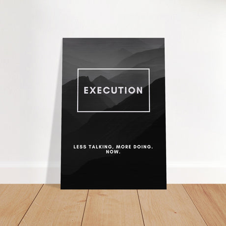 da vinci motivational wall art execution