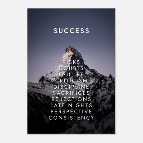 da vinci motivational wall art success