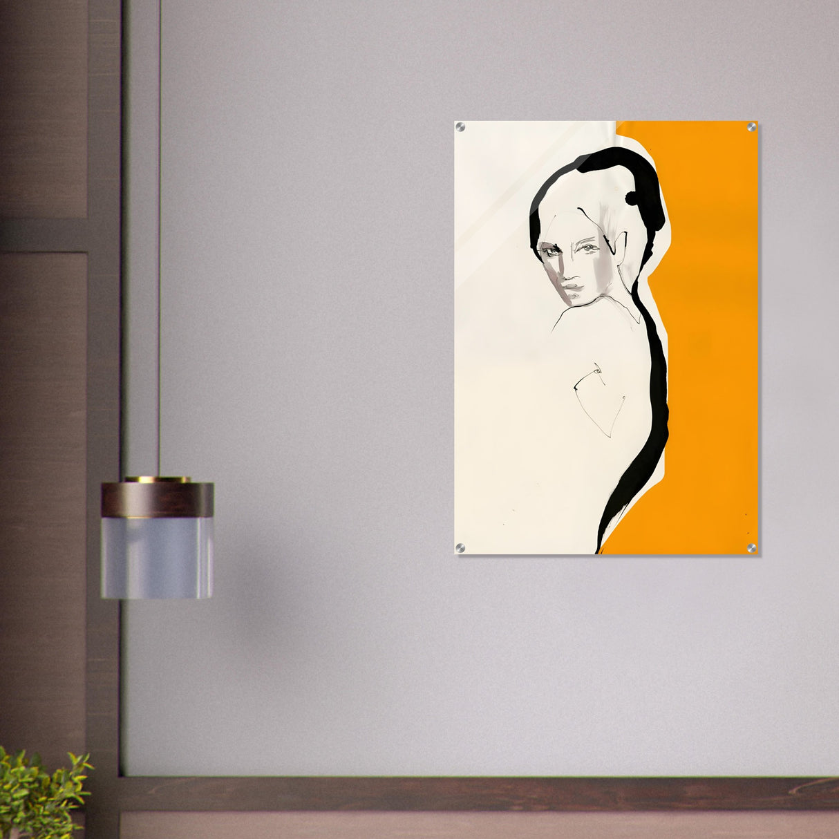 da vinci minimalist modern wall art 3