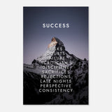 da vinci motivational wall art success