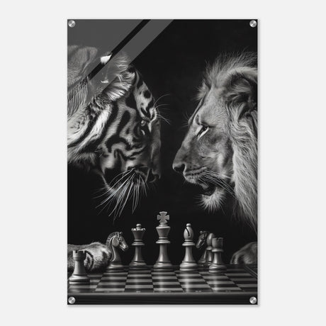  animal kingdom wall art wildlife lion tiger