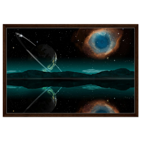 celestial reflections a portal beyond the stars wall art print70x100 cm / 28x40″Acrylic Print