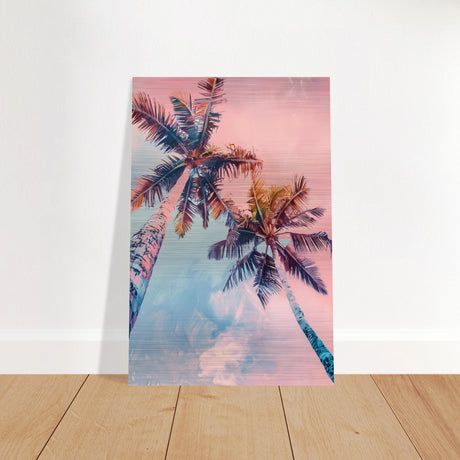 sunset palms wall art print50x75 cm / 20x30″Wood Prints