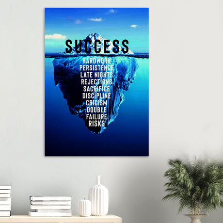 da vinci motivational wall art success 3