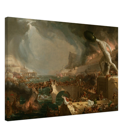 the course of empire destruction by thomas cole classic historical art print60x90 cm / 24x36″Acrylic Print