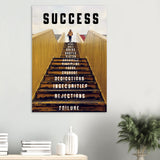 da vinci motivational wall art success 1