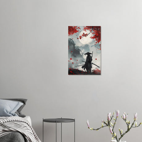  pop art wall art print japanese samurai 1