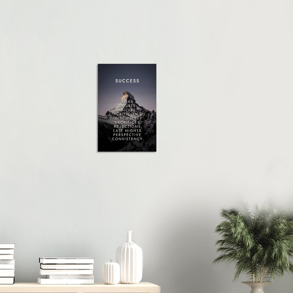 da vinci motivational wall art success