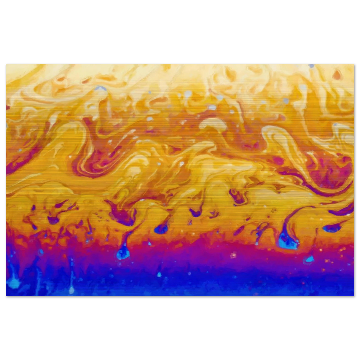 Lava Dreamscape â€“ Fluid Abstract Wall Art PrintAluminum Print30x45 cm / 12x18â€³
