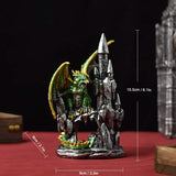 Dragon Candlestick Statue – Gothic Resin Sculpture Ornament for Home & Fantasy Décor