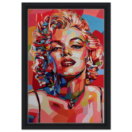 monroe mosaic wall art print50x75 cm / 20x30″Framed Canvas
