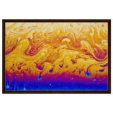 Lava Dreamscape â€“ Fluid Abstract Wall Art PrintFramed Canvas40x60 cm / 16x24â€³