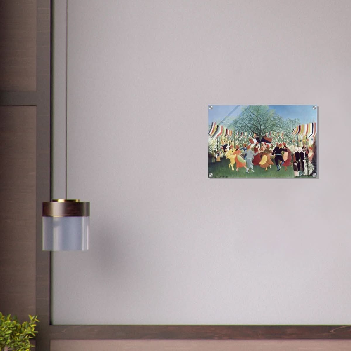 A Centennial of Independence by Henri Rousseau | Naïve Vintage art print - Acrylic Print - 40x60 cm / 16x24″ - 
