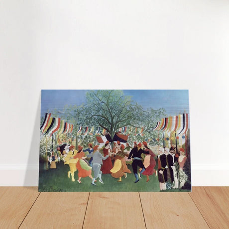 A Centennial of Independence by Henri Rousseau | Naïve Vintage art print - Brushed Aluminum Print - 40x60 cm / 16x24″ - 