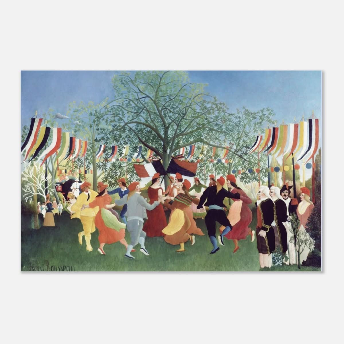 A Centennial of Independence by Henri Rousseau | Naïve Vintage art print - Aluminum Print - 50x75 cm / 20x30″ - 