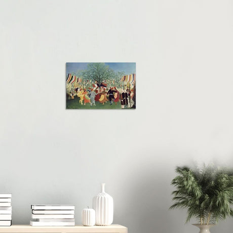 A Centennial of Independence by Henri Rousseau | Naïve Vintage art print - Wood Prints - 30x45 cm / 12x18″ - 10 mm