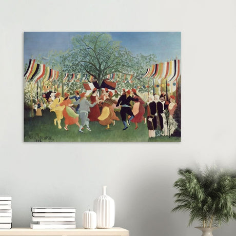 A Centennial of Independence by Henri Rousseau | Naïve Vintage art print - Wood Prints - 70x100 cm / 28x40″ - 20 mm