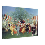 A Centennial of Independence by Henri Rousseau | Naïve Vintage art print - Canvas - 40x60 cm / 16x24″ - Slim
