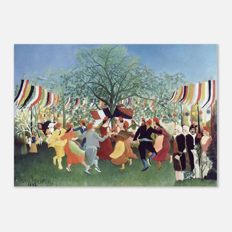 A Centennial of Independence by Henri Rousseau | Naïve Vintage art print - Aluminum Print - 70x100 cm / 28x40″ - 