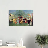 A Centennial of Independence by Henri Rousseau | Naïve Vintage art print - Wood Prints - 50x75 cm / 20x30″ - 20 mm