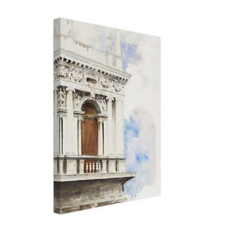 A Corner of the Library in Venice (ca. 1904–1907) by John Singer Sargent | Vintage wall art print - Canvas - 30x40 cm / 12x16″ - 