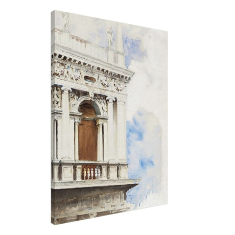 A Corner of the Library in Venice (ca. 1904–1907) by John Singer Sargent | Vintage wall art print - Canvas - 60x80 cm / 24x32″ - 