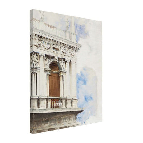 A Corner of the Library in Venice (ca. 1904–1907) by John Singer Sargent | Vintage wall art print - Canvas - 40x50 cm / 16x20″ - 