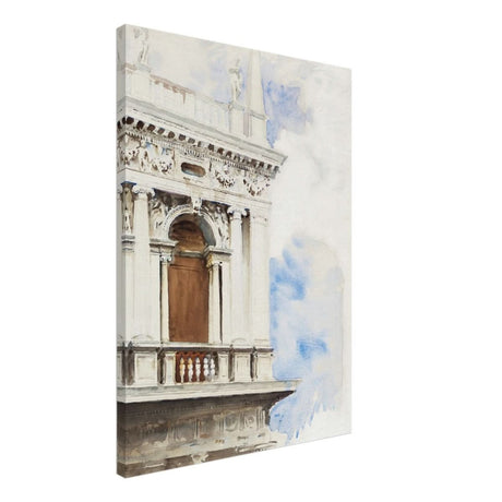 A Corner of the Library in Venice (ca. 1904–1907) by John Singer Sargent | Vintage wall art print - Canvas - 50x70 cm / 20x28″ - 