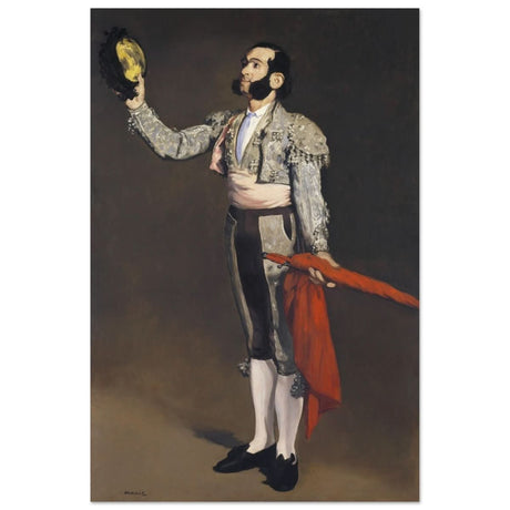 A Matador by Edouard Manet (1866–67) | Vintage wall art print - Aluminum Print - 50x75 cm / 20x30″ - 